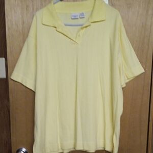 Women's Yellow Polo Shirt